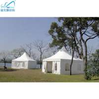 China factory price pagoda tent 5 x 5 for cafe shop and event